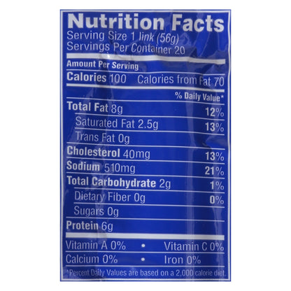 FUD Smoke Flavor Turkey Franks 40 oz