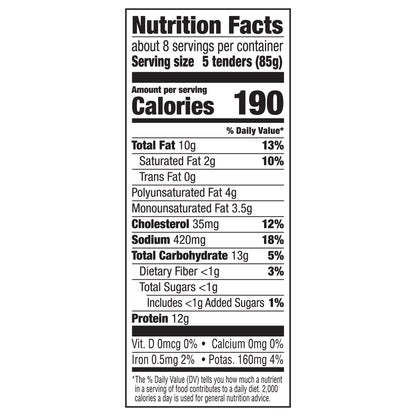 BANQUET Frozen Chicken Breast Tenders Made With 100% Natural* White Meat Chicken, 24 oz.