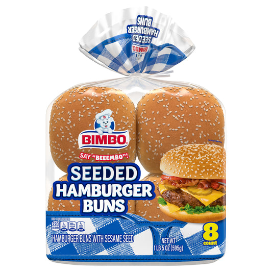 Bimbo Bimbollos Sesame Seeds Hamburger Buns, 8 count, 21 oz