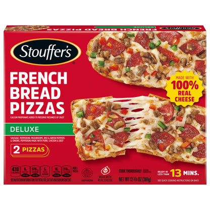 Stouffer's Deluxe French Bread Frozen Pizza 12.75oz Box