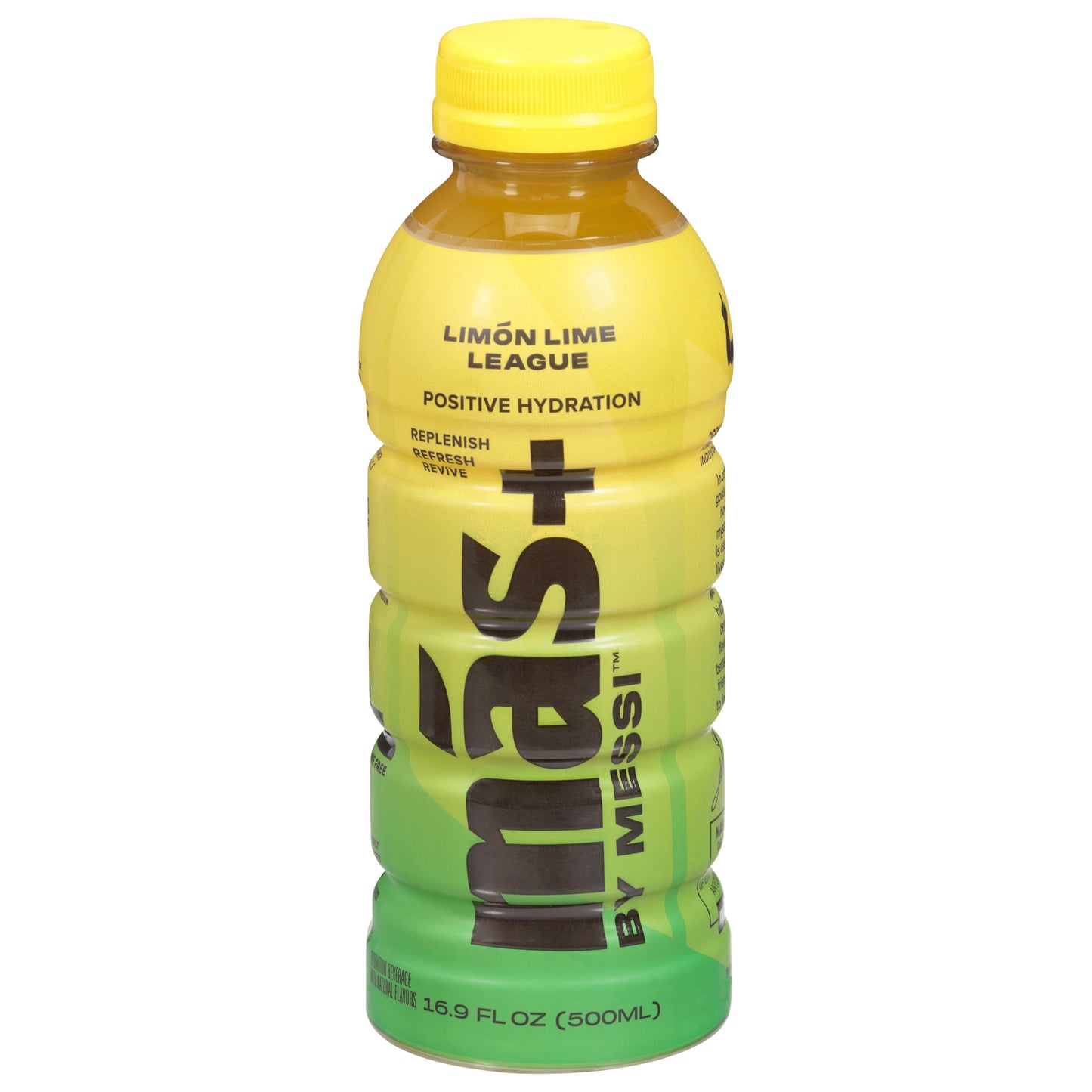 Mas+ by Messi Limon Lime League Hydration Beverage 16.9 fl oz