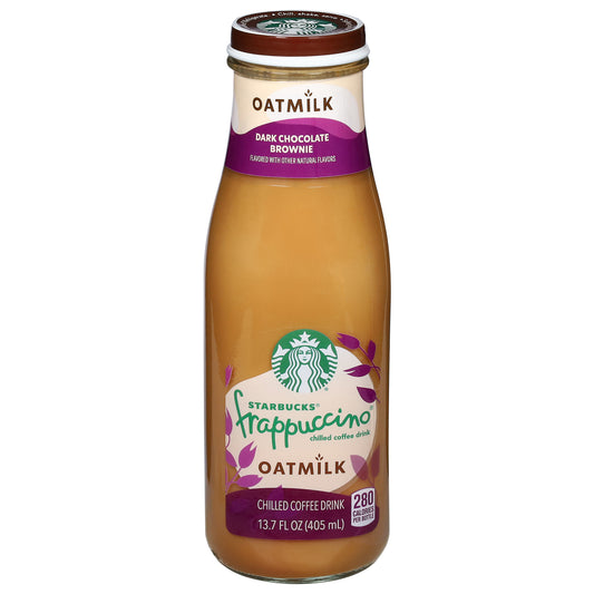 Starbucks Frappucino Oatmilk Dark Chocolate Brownie Coffee Drink 1 ea