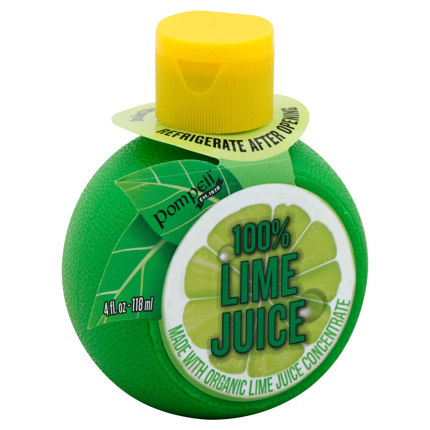 Pompeii 100% Lime Juice 4 oz