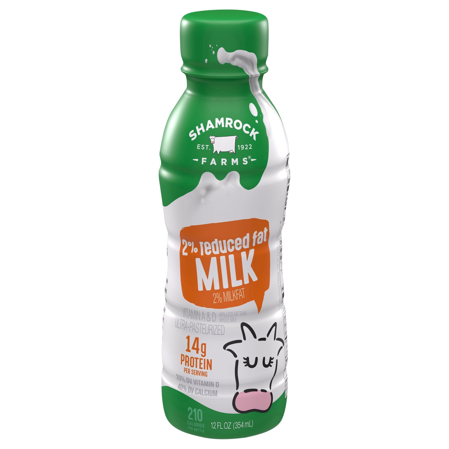 Shamrock Farms 2% Reduced Fat Milk - 12oz
