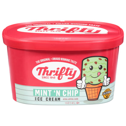 Thrifty Mint 'N Chip Ice Cream 1.5 qt