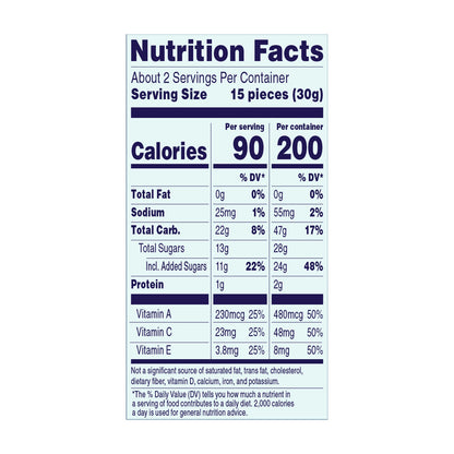 Welch's Island Fruits Fruit Snacks 2.25oz Peg Bag