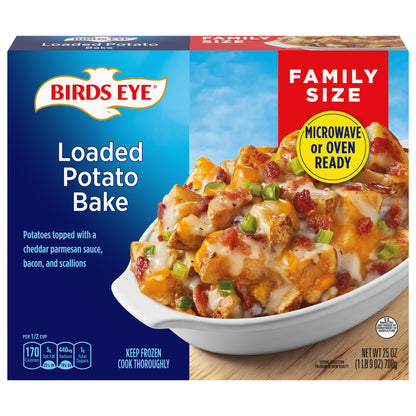 Birds Eye Loaded Potato Bake, Frozen Vegetable, 25 OZ Family Size Box