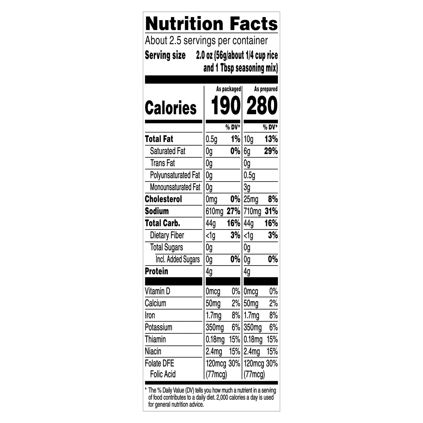 Rice A Roni Rice With Zesty Cilantro Lime 5.6 Oz