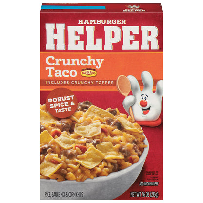 Hamburger Helper Crunchy Taco Rice Meal Kit 7.6 oz