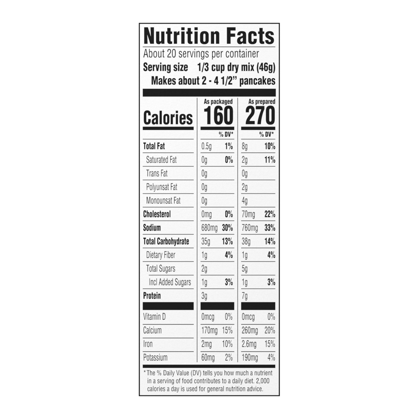 Food Club Buttermilk Pancake & Waffle Mix 32 oz