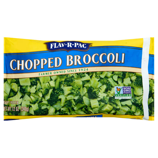 Flav R Pac Broccoli 12 oz - CHOPPED BROCCOLI