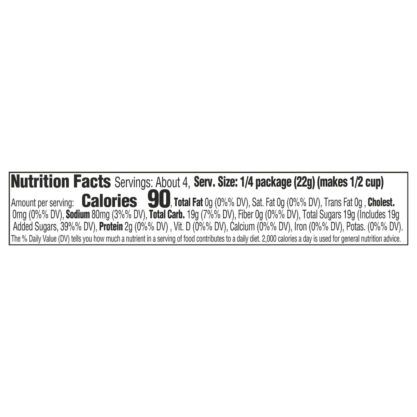 Jell-O Grape Artificially Flavored Gelatin Dessert Mix, 3 oz Box