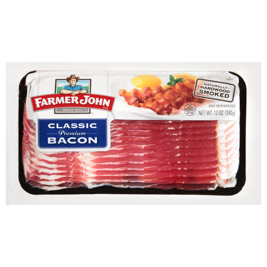 Farmer John Naturally Hardwood Smoked Classic Bacon