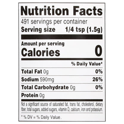 Food Club Salt 26 oz