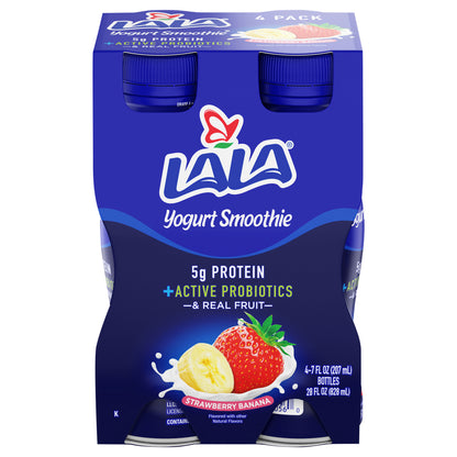 LALA Strawberry Banana Yogurt Smoothie 4 pack