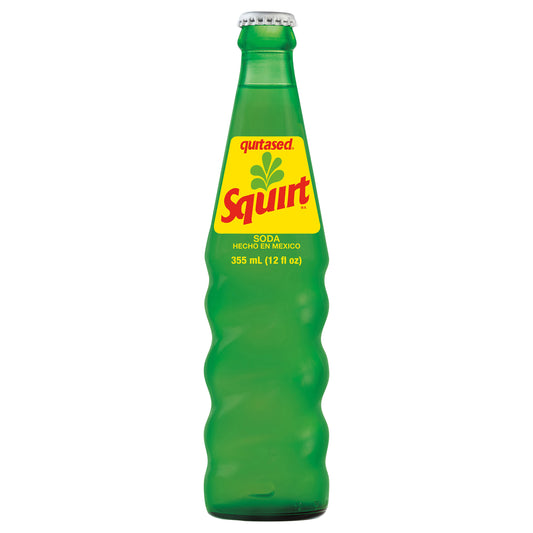 Squirt Citrus Soda - Made in Mexico, 12 fl oz glass bottle