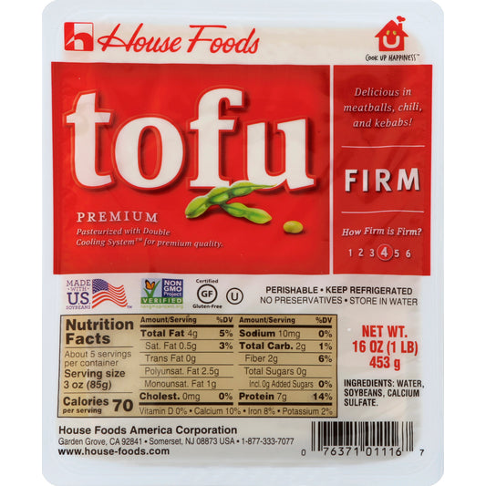 House Foods Tofu 16 oz - Firm