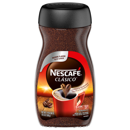 Nescafe Clasico Dark Roast Instant Coffee 10.5 oz