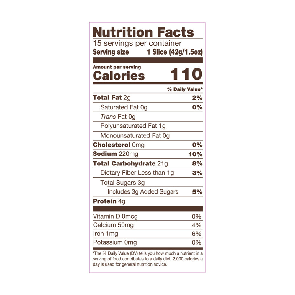 Nature's Own Perfectly Crafted Multigrain Bread, Thick Sliced Non-GMO Sandwich Bread, 22 oz Loaf