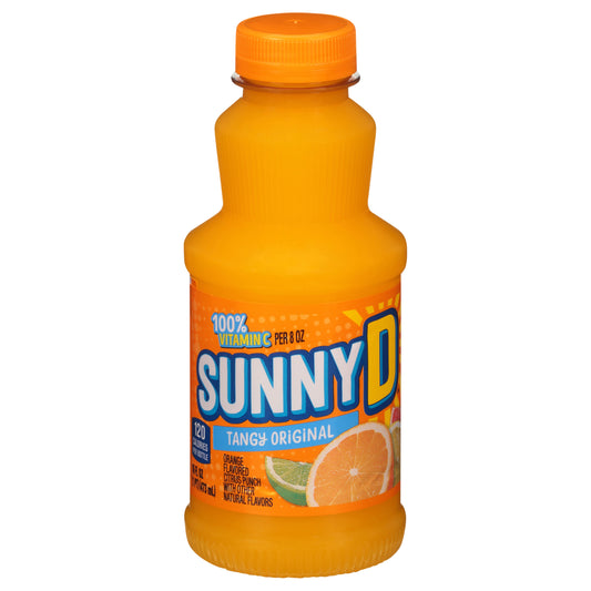 Sunnyd Tangy Original Orange Juice Drink, 16 Fl Oz Bottle