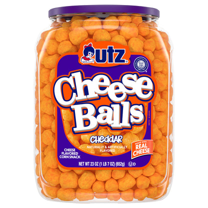 23 oz Utz Cheeseball Barrel