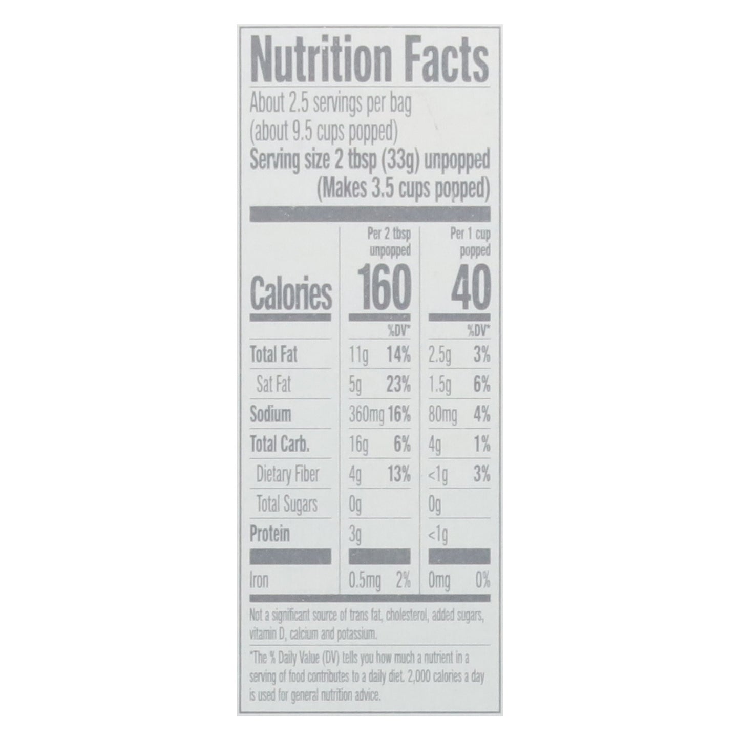 Jolly Time White Cheddar Microwave Popcorn 6 - 2.9 oz Bags