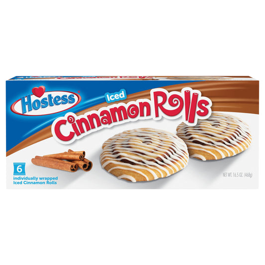HOSTESS Iced Cinnamon Rolls, 6 Count , 16.50 oz