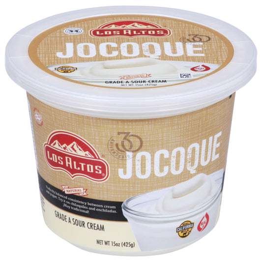 Los Altos Jocoque Natural Sour Cream 15 oz
