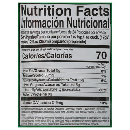 Zuko Lime-Limon Drink Mix 14.1 oz