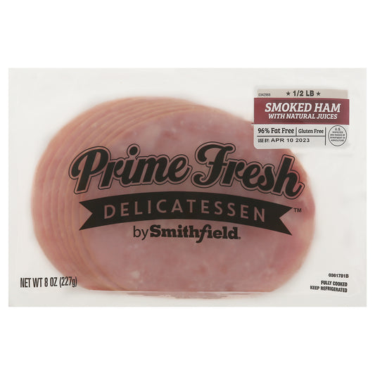 Smithfield Delicatessen Smoked Ham with Natural Juices 8 oz