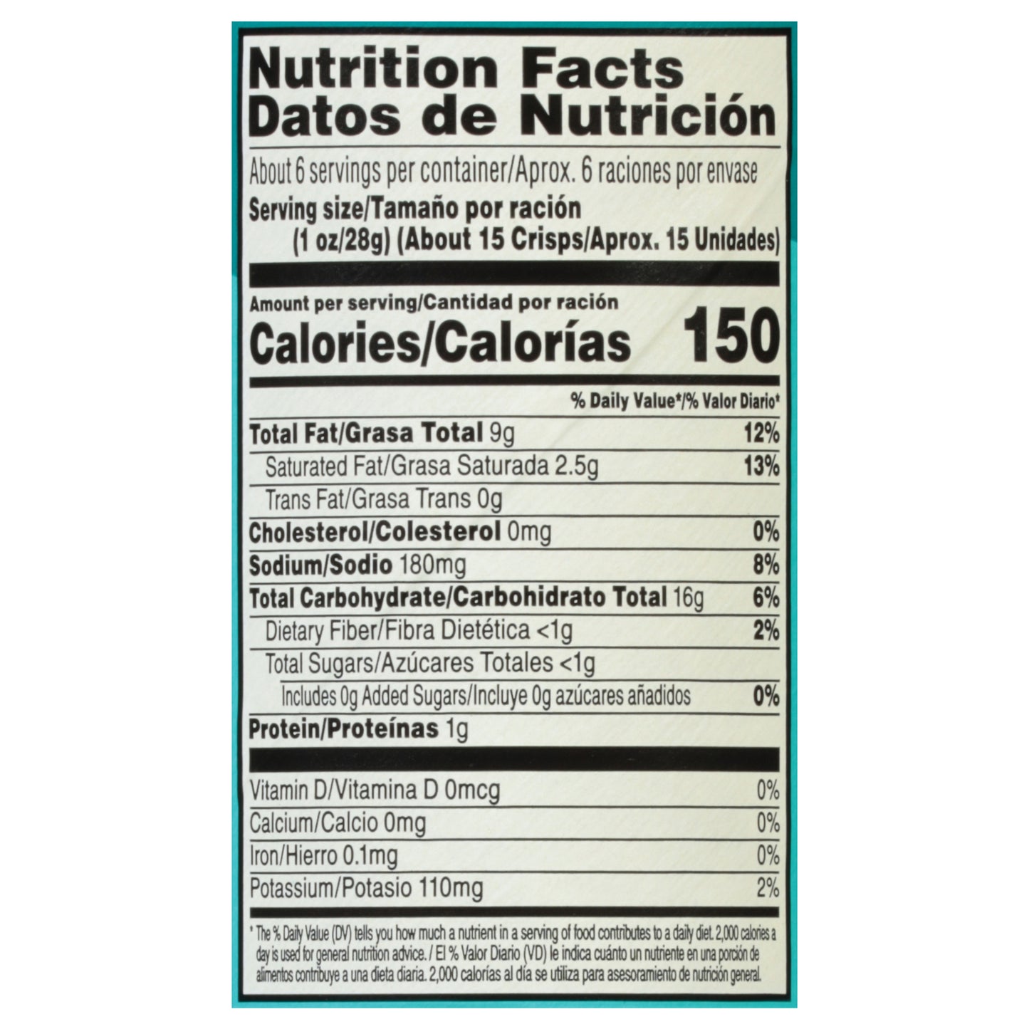 Pringles Ranch Potato Crisps 5.5 oz