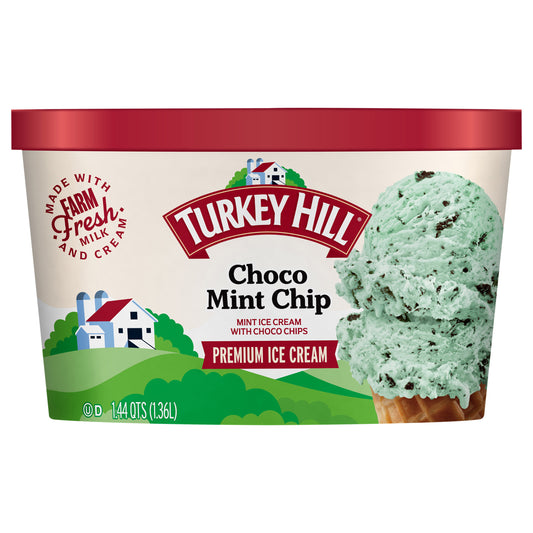 Turkey Hill Premium Choco Mint Chip Ice Cream 1.44 qt