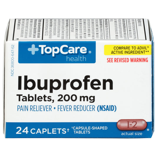 TopCare Health 200 mg Ibuprofen 24 Caplets