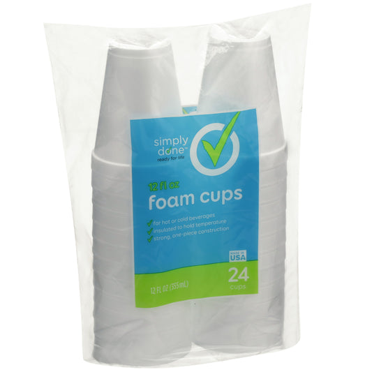 Foam Cups - 24 Cups