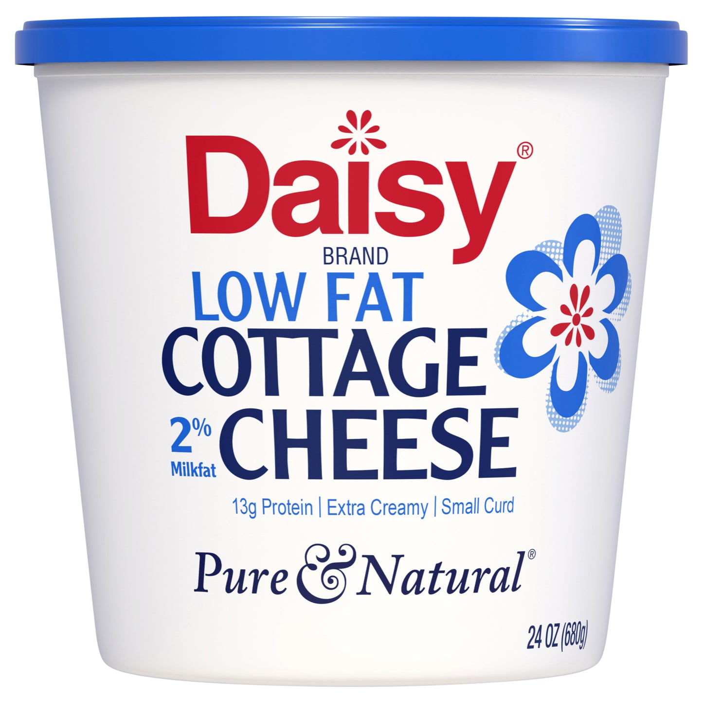 Daisy Pure and Natural 2% Low Fat Cottage Cheese 24 oz