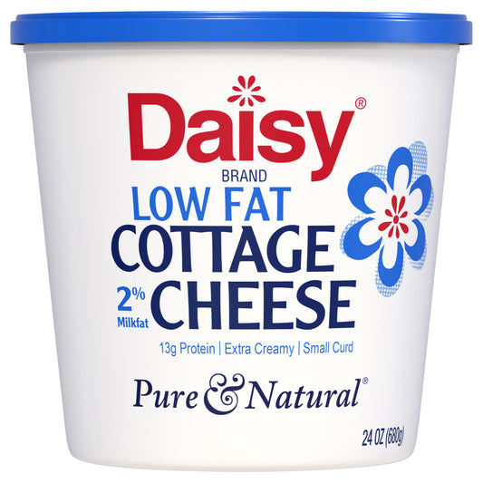 Daisy Pure and Natural 2% Low Fat Cottage Cheese 24 oz