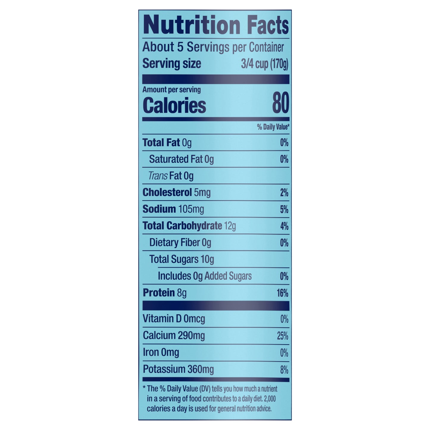 Dannon Plain Nonfat Yogurt, 32 OZ Quart