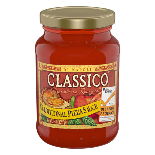 Classico Signature Recipes Traditional Pizza Sauce, 14 oz. Jar