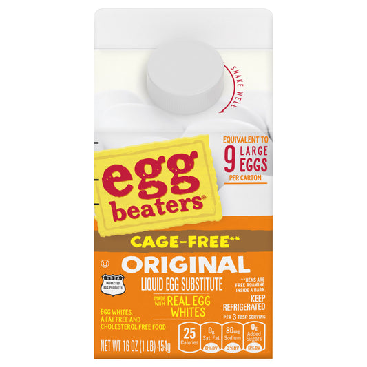Egg Beaters Cage Free  Original Liquid Egg Whites, 16 oz Carton