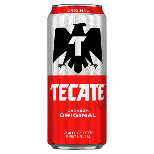 Tecate Original Lager Beer 24 fl oz Can