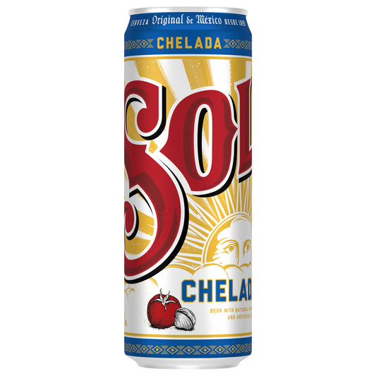 Sol Chelada Beer 24 fl oz