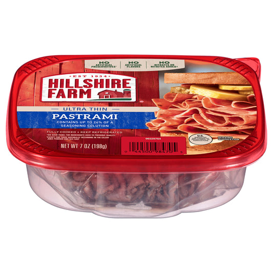 Hillshire Farm Ultra Thin Sliced Pastrami Sandwich Meat, 7 oz