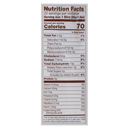Nature's Own Honey Wheat Bread 20 oz