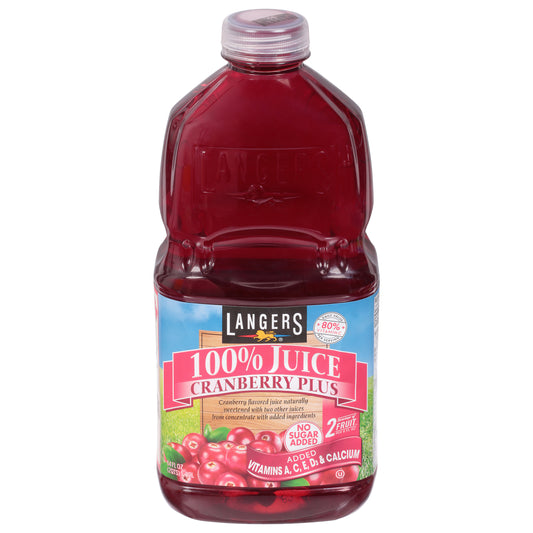 Langers Cranberry Plus 100% Juice 64 fl oz