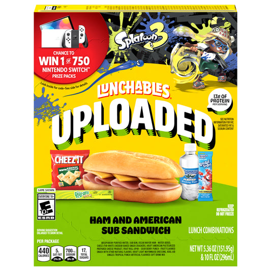 Lunchables Uploaded Ham and American Sub Sandwich Lunch Combinations 1 ea