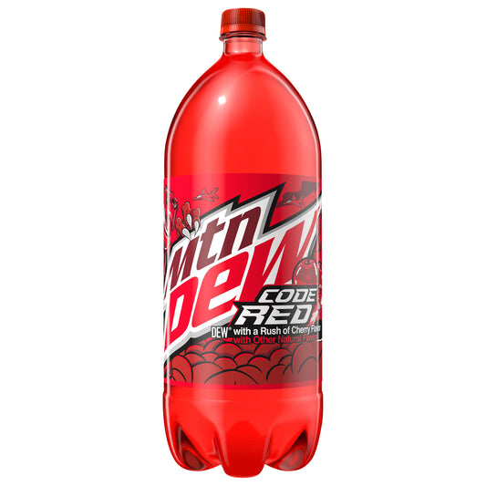 Mtn Dew Code Red DEW With A Rush Of Cherry 2 Liter