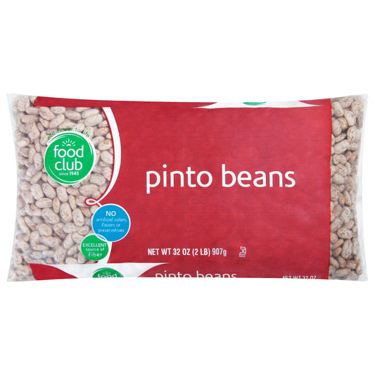 Food Club Pinto Beans 32 oz