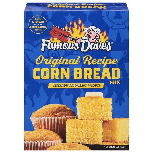 Famous Dave's Original Recipe Corn Bread Mix 15 oz