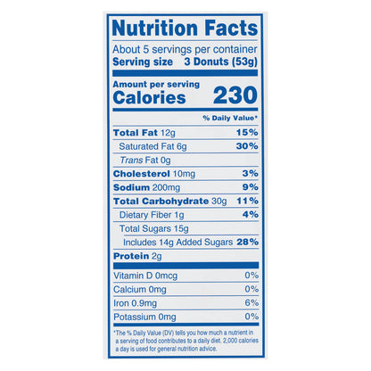 HOSTESS Powdered DONETTES Bag, Sugar Mini Donuts - 10 oz