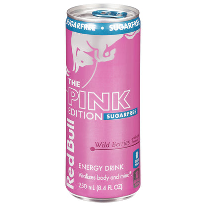 Red Bull The Pink Edition Sugarfree Wild Berries Energy Drink 250 ml